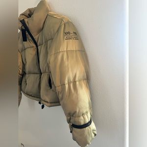 Urban outfitters cropped puffer
